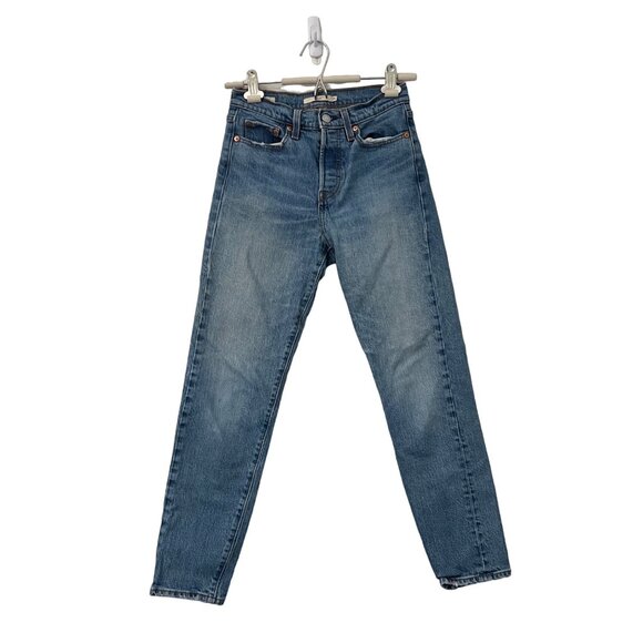 Levis Womens Wedgie Icon Fit in These Dreams Button Fly Jeans Size 25 - Picture 1 of 5